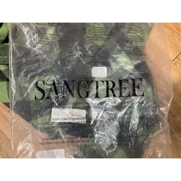 NWB SANGTREE Mens Long Sleeve Flannel Plaid Button Olive Green shirt -Small - Picture 8 of 8